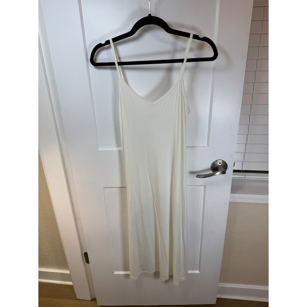 Soft Surroundings White Lace Midi Dress Petite Small PS Wrap V-Neck Boho Bridal - Picture 8 of 9